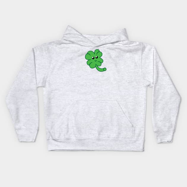 Lucky Leaf Kids Hoodie by traditionation